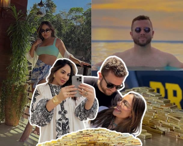 Saiba quem são empresário e blogueira flagrados com mais de R$ 60 milhões em barras de ouro