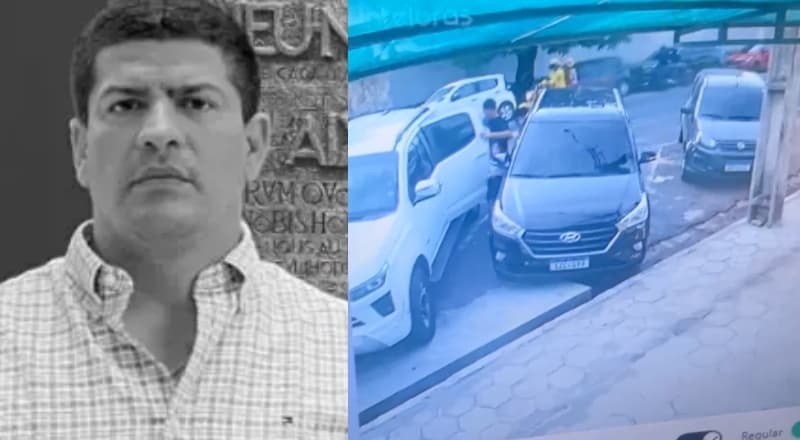Empresário é morto com tiro na cabeça enquanto deixava filhas na escola; vídeo
