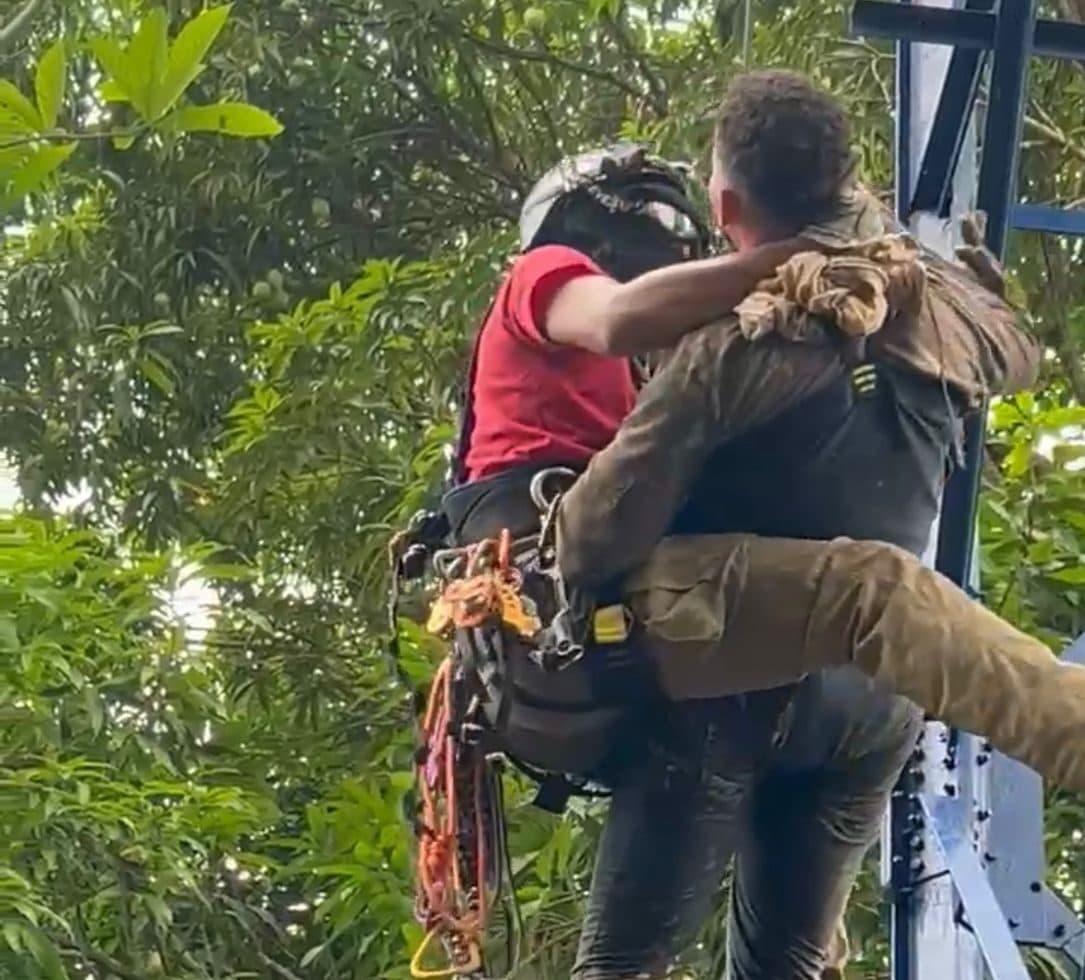 Pintores são resgatados de caixa d’água após intoxicação por solvente em Manaus