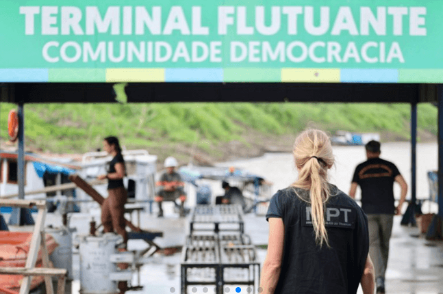 PF visita comunidade em Manicoré após operação contra garimpo ilegal