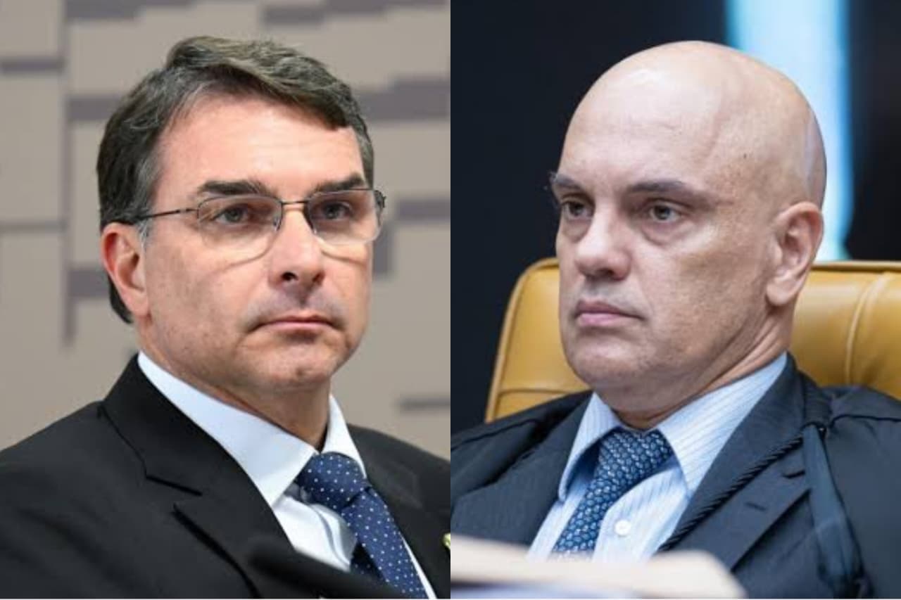 Flávio Bolsonaro critica voto de Moraes no STF: “Parecia o líder do PT no supremo”