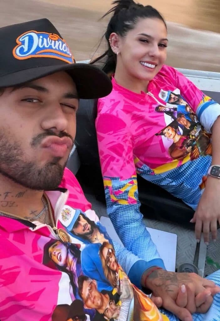 Zé Felipe e Ana Castela surgem de mãos dadas em passeio no Pantanal e movimentam redes sociais