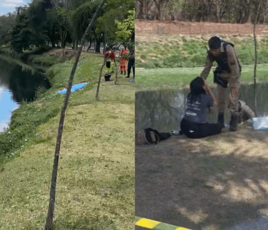 Idosos são encontrados mortos abraçados após afogamento na Lagoa da Pampulha