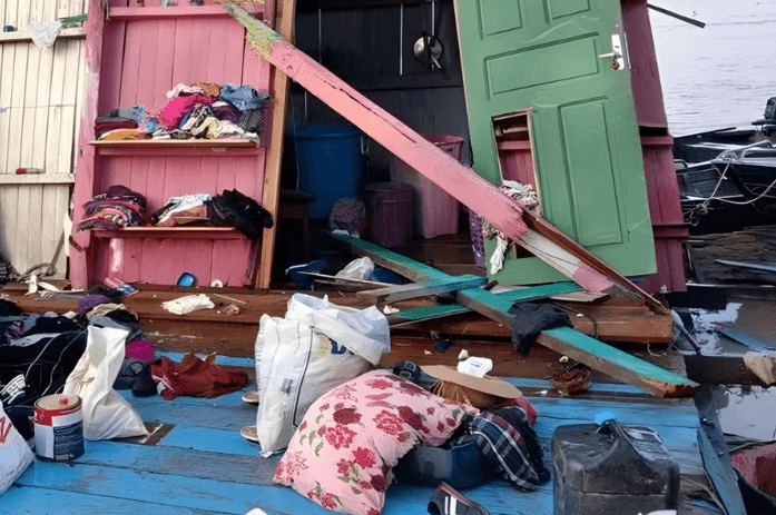 MP denuncia condutor de balsa que bateu em casas e matou quatro pessoas em Manicoré