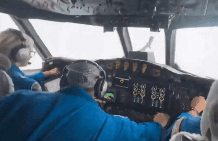 Avião encaram minutos de tensão ao atravessar o furacão Melissa