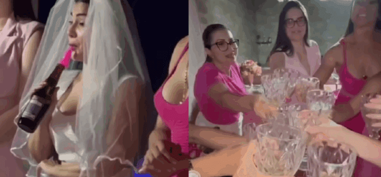 Mulheres em Chá de Lingerie confundem policiais com gogo boys