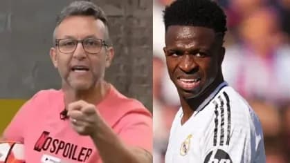 Craque Neto critica Vinícius Jr.: “Se achando o cara mais importante do mundo”