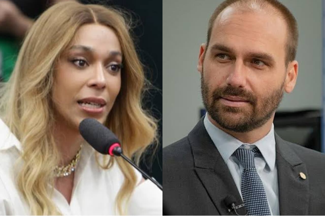 Erika Hilton aciona PGE e pede inelegibilidade de Eduardo Bolsonaro após fala sobre anistia