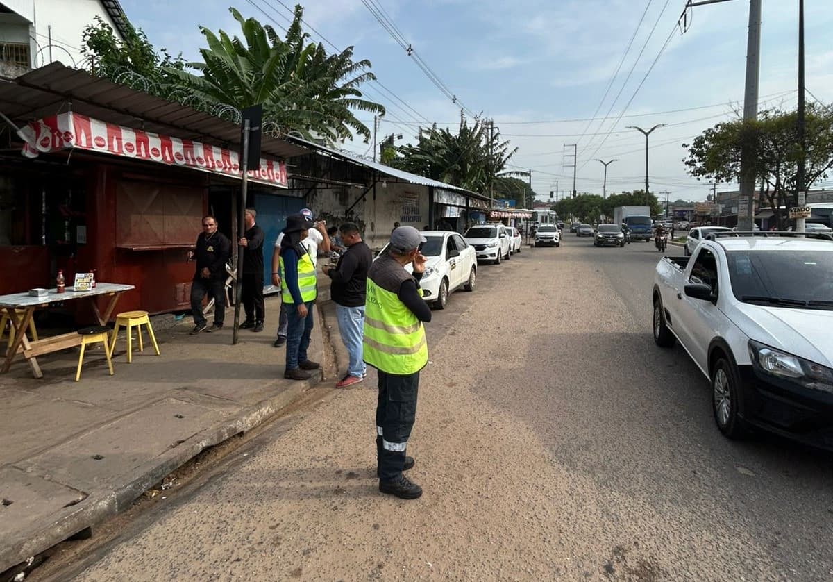 Prefeitura intensifica fiscalização no entorno da ponte Rio Negro contra transporte irregular