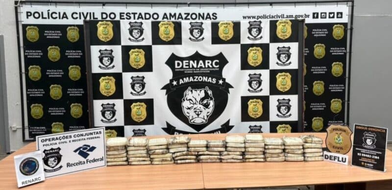 Cocaína avaliada em R$ 4,5 milhões é apreendida em rodas de caminhonete no Porto da Ceasa