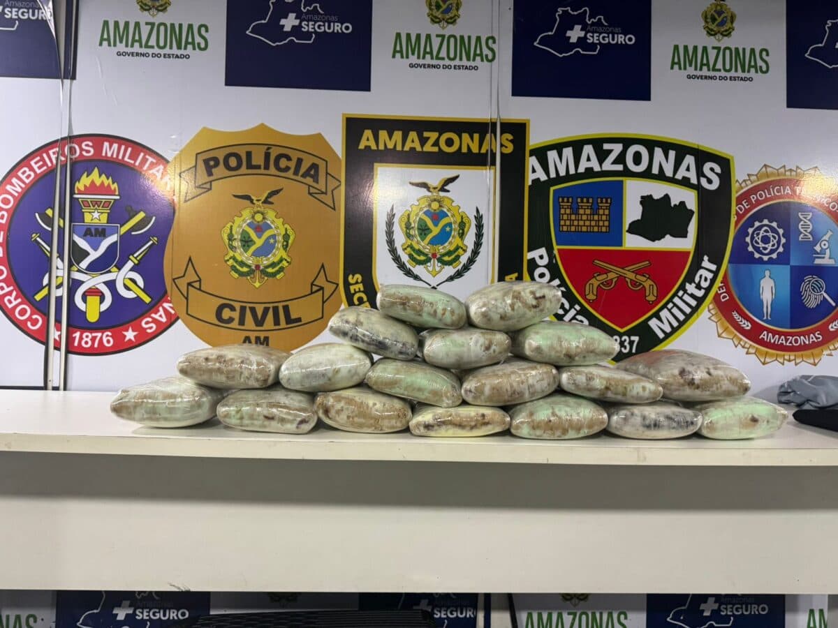Traficante é preso com 22 kg de drogas avaliadas em R$ 454 mil no Amazonas