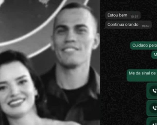 EMOCIONANTE: Esposa de policial do BOPE morto em operação no RJ publica última conversa com ele em rede social