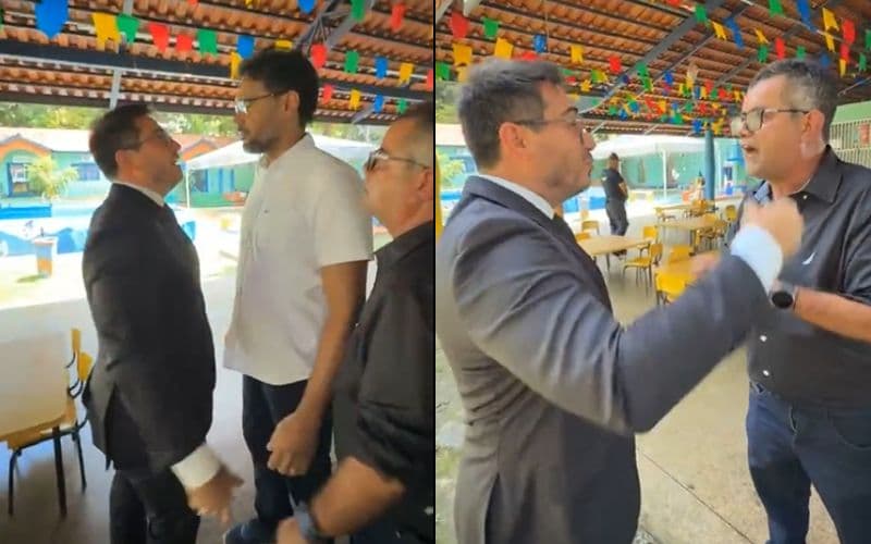 VÍDEO: com direito a encarada e xingamentos, Guedes, Raulzinho e secretário discutem em live