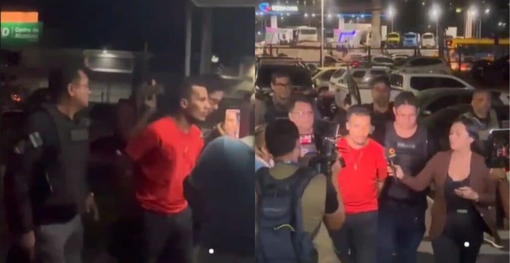 Dois homens são presos suspeitos de envolvimento em homicídio dentro de shopping em Manaus