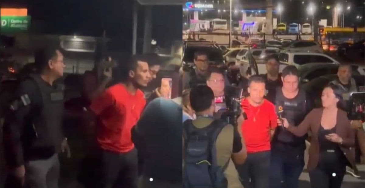 Dois homens são presos suspeitos de envolvimento em homicídio dentro de shopping em Manaus