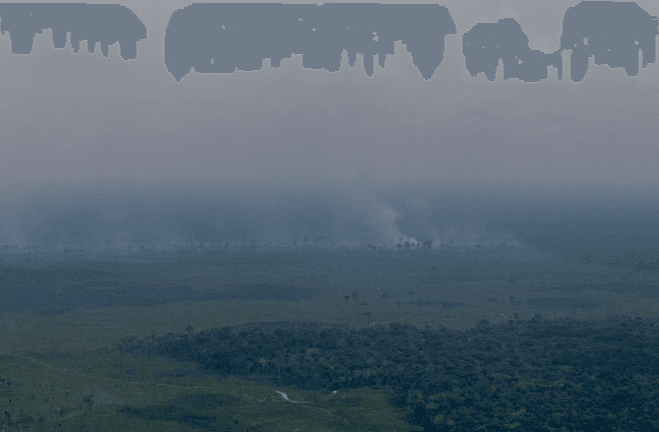 Amom denuncia incêndio de grandes proporções em fazenda de ex-prefeito de Borba