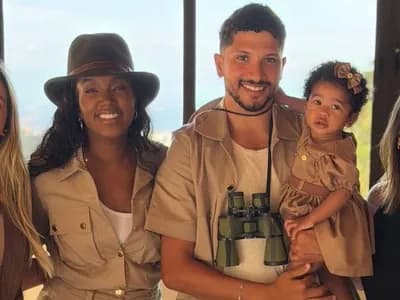 Iza e Yuri Lima se reencontram em 1º aniversário da filha após separação