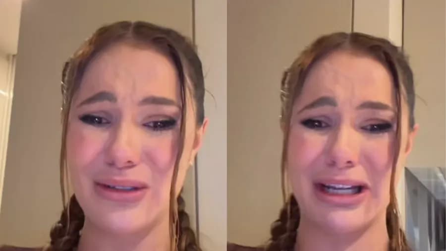 DESESPERO! Mirela Janis aparece chorando em vídeo após ser assaltada à mão armada em São Paulo; veja