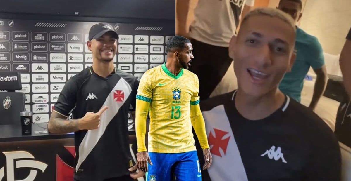 PH brinca com Bruno Guimarães e Richarlison: “São vascaínos, estou tentando levar”