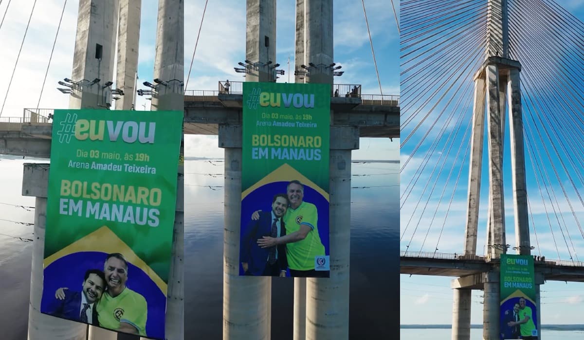 Projeto de lei quer proibir uso de bandeiras e símbolos políticos em prédios públicos de Manaus