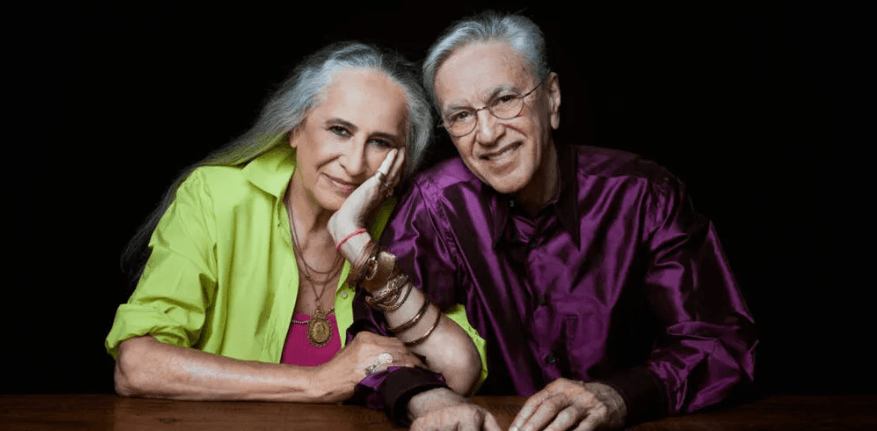 Maria Bethânia e Caetano Veloso são indicados ao Grammy 2026 na categoria Música Global