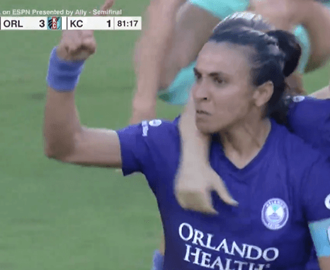 Marta concorre novamente ao prêmio de gol mais bonito da temporada no futebol feminino