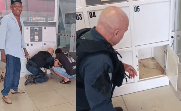 Menino de 3 anos fica preso em armário de agência bancária em MS