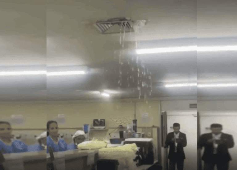 Vazamento em tubulação alaga UTI do Hospital de Base em Brasília