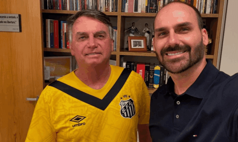 Eduardo Bolsonaro pede calma a apoiadores e critica decisões de Alexandre de Moraes