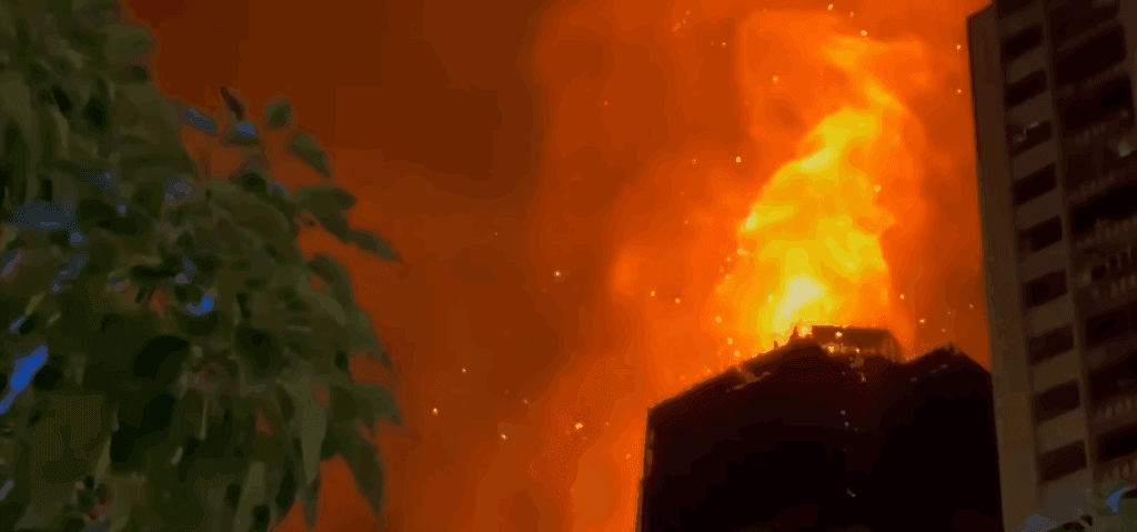 Suspeitos de incêndio em Hong Kong trabalham em construtora