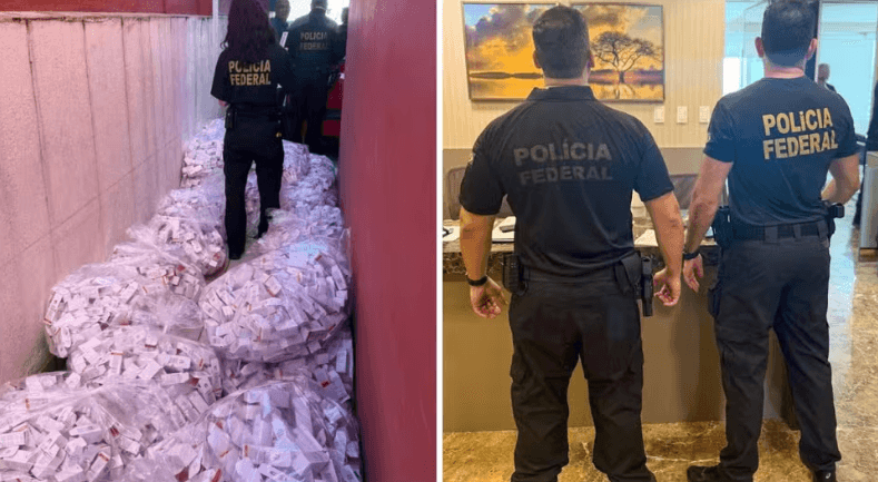 PF mira fábrica clandestina de Mounjaro e apreende aviões e carros de luxo