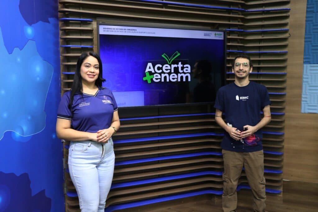 ‘Aulão de Redação Acerta+Enem’ será transmitido hoje para alunos do Amazonas; veja onde assistir