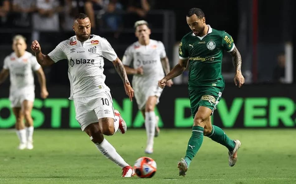 Onde assistir Palmeiras x Santos e Fluminense x Mirassol pelo Brasileirão nesta quinta