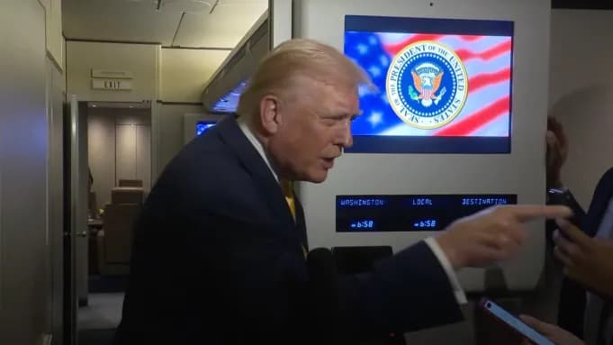 VÍDEO: Trump chama repórter de “porquinha” ao ser questionado sobre caso Epstein