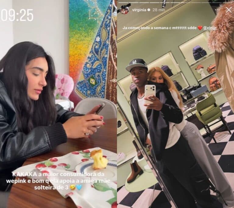 Virginia apaga post sobre ser “mãe solteira” e publica foto com Vini Jr
