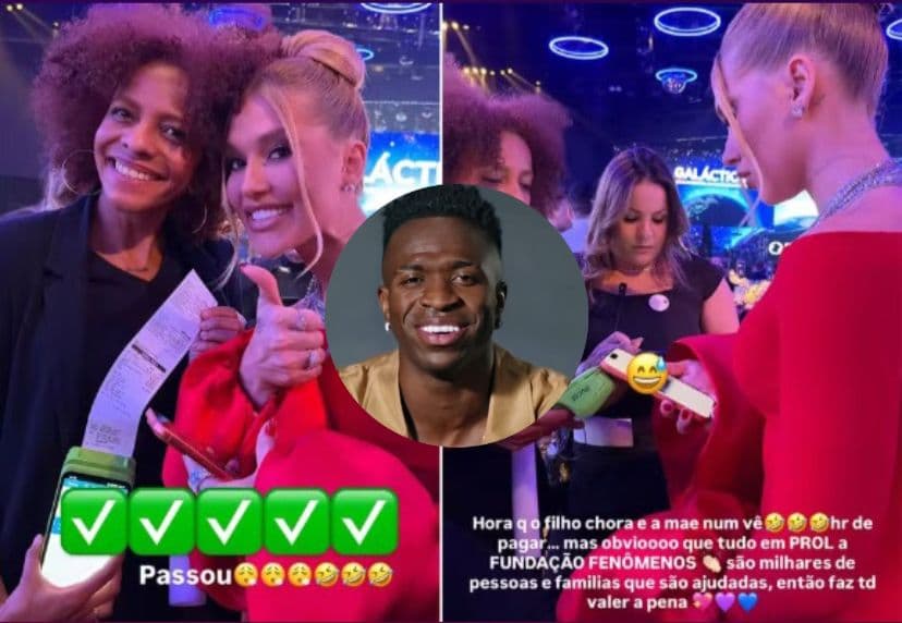 Virginia paga R$ 350 mil em leilão por experiência com Vini Jr.