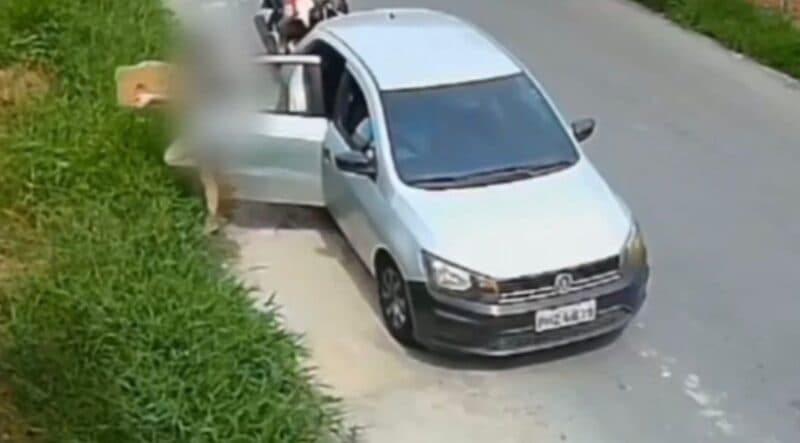 Mãe e filha são identificadas após abandonarem cães em terreno baldio em Manaus