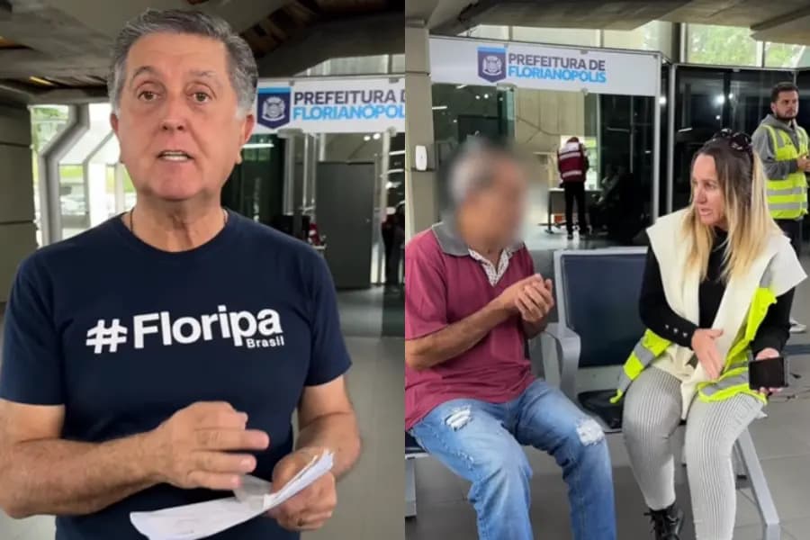 VÍDEO: Prefeito de Florianópolis cria posto em rodoviária para impedir entrada de pessoas de outros estados