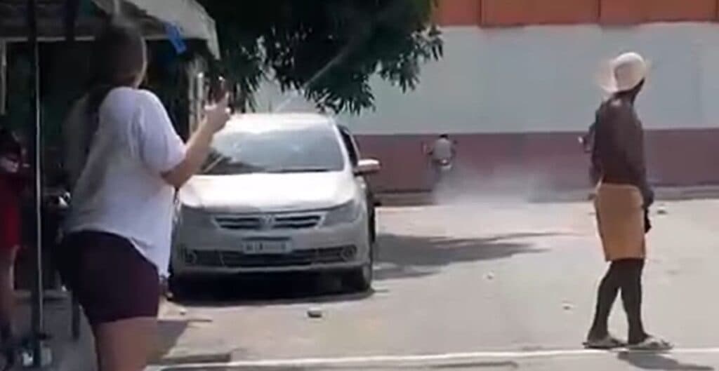 Veja momento que personal trainer morreu ao bater no muro de empresa em Manaus