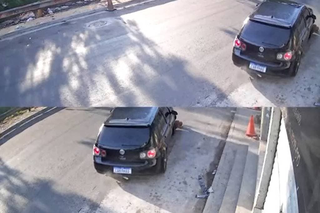 Homem que atropelou e arrastou ex-namorada em SP é preso após trocar tiros com a PM