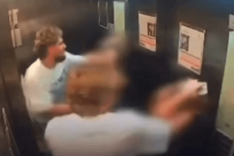 Vídeo mostra turista espancando namorada com socos em elevador no RJ