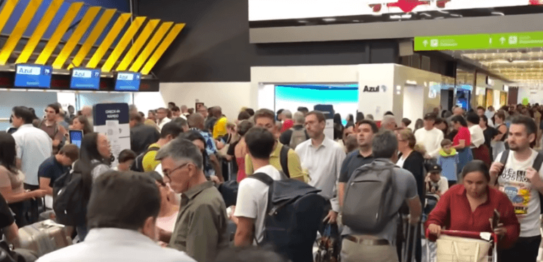 Aeroportos de SP retomam normalidade após caos provocado por vendaval