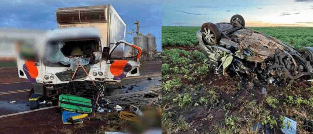 Seis pessoas da mesma família morrem em acidente no PR