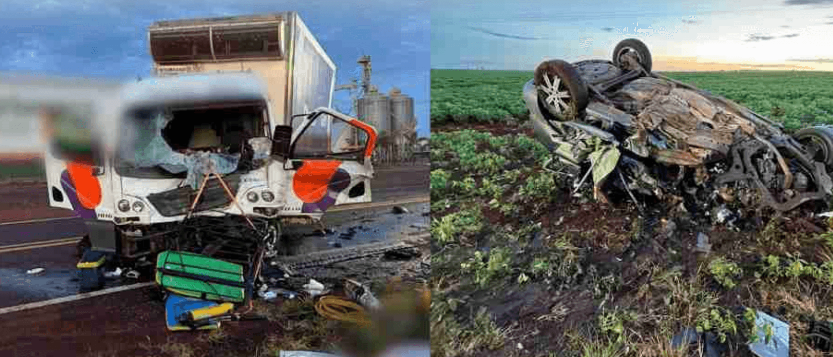 Seis pessoas da mesma família morrem em acidente no PR