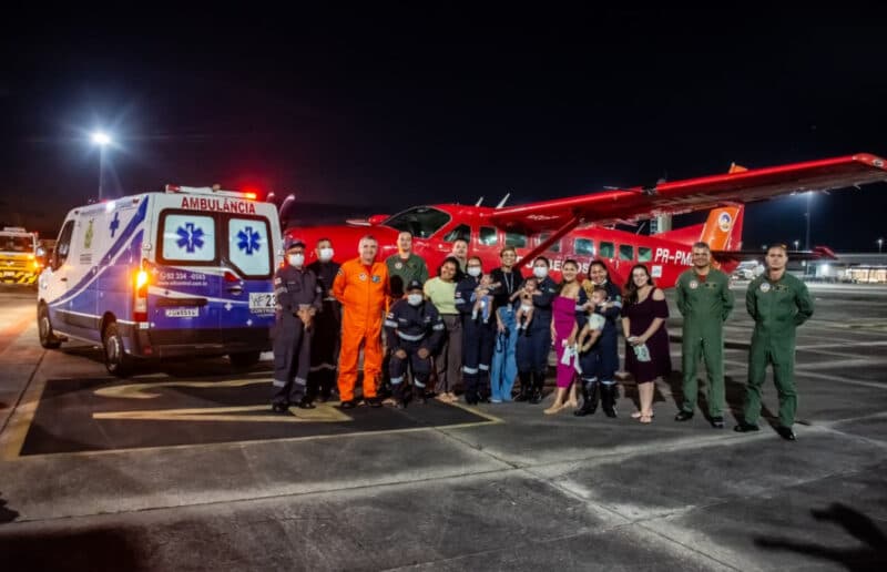 Três bebês são encaminhados a hospital de Manaus para procedimento de saúde