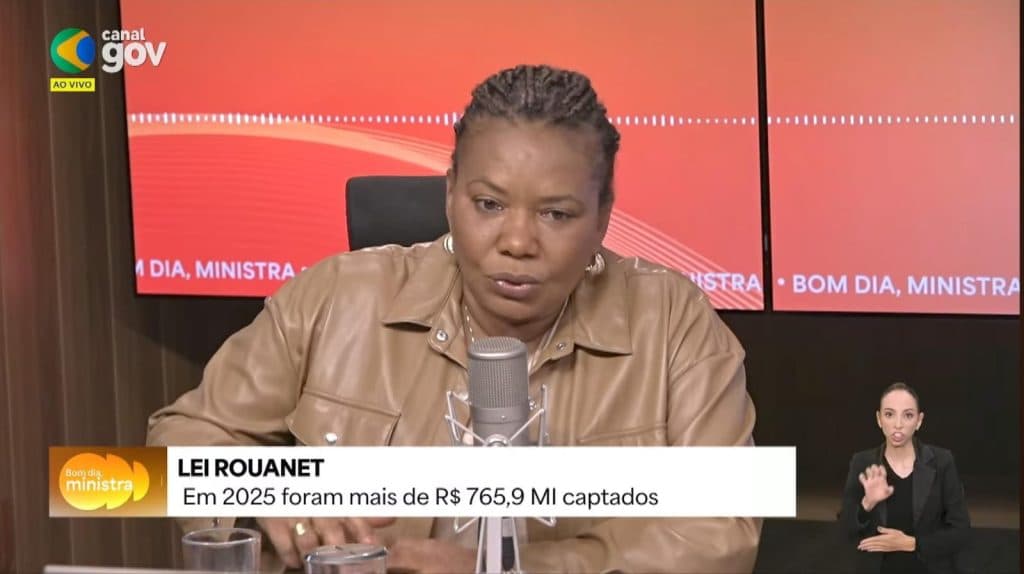 ‘A cada R$ 1 investido via Lei Rouanet, R$ 7 voltam para a sociedade’, diz Margareth Menezes