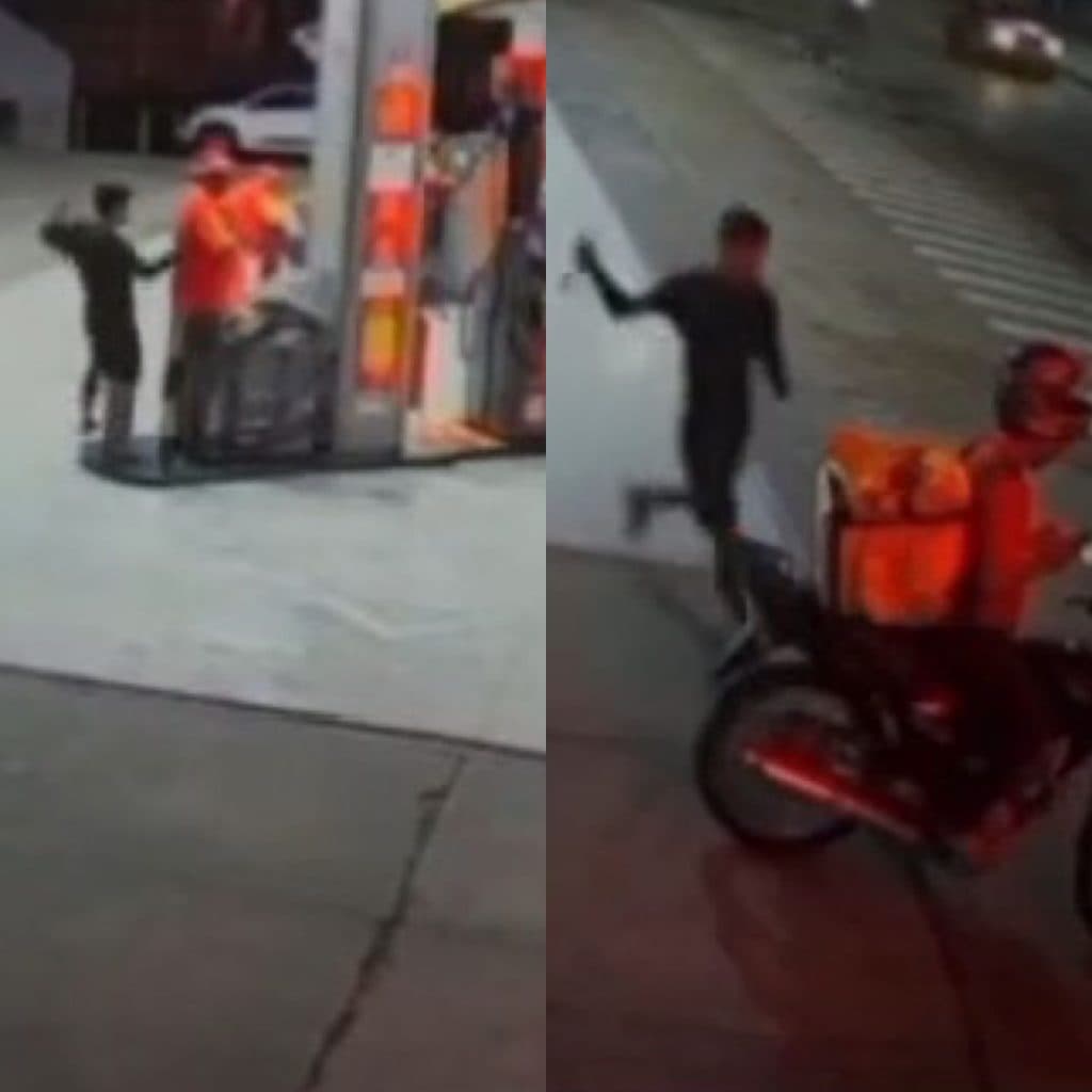 Frentista e motociclista são atacados a faca por homem em Manaus