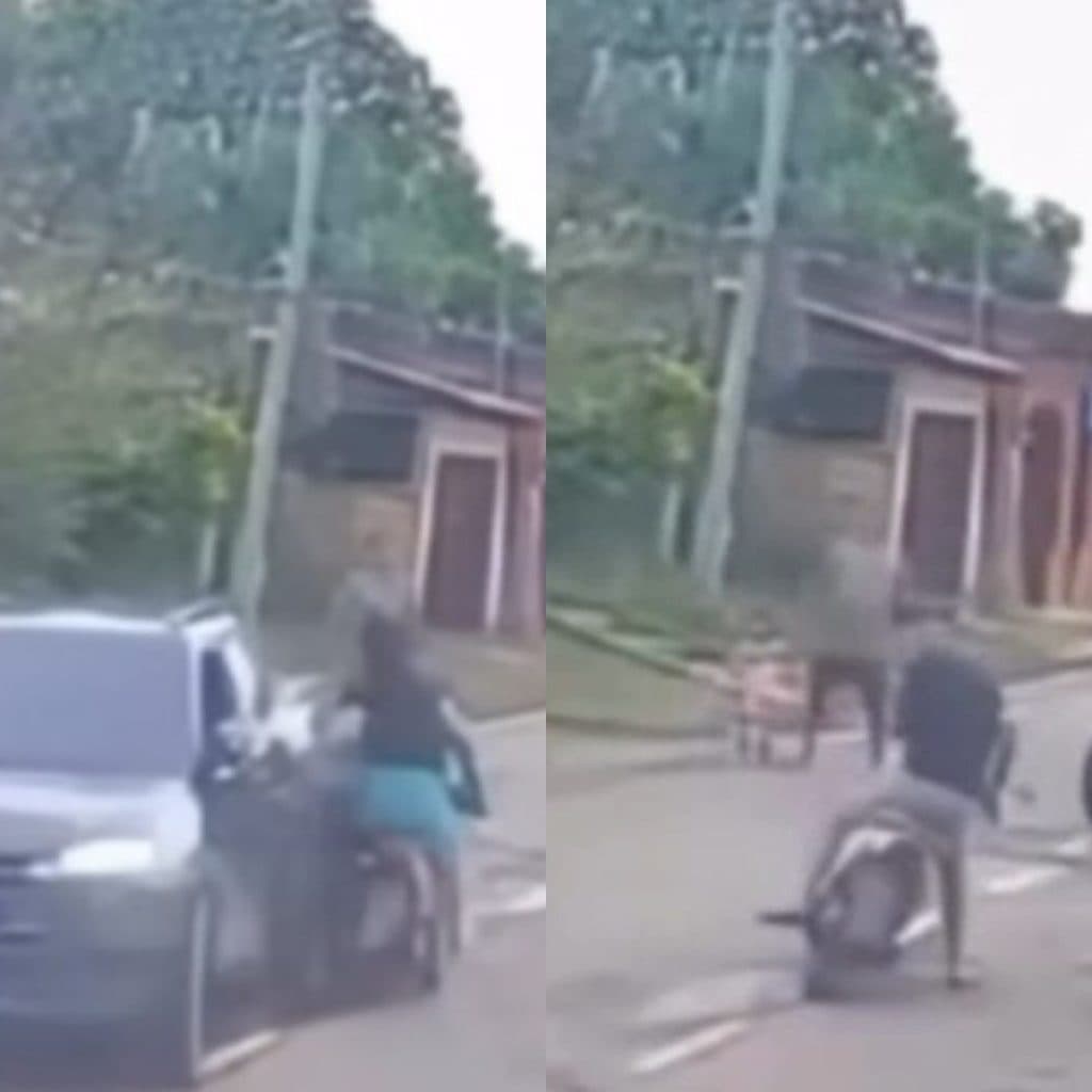 Acidente entre carro e motocicleta provoca tumulto em Tapauá