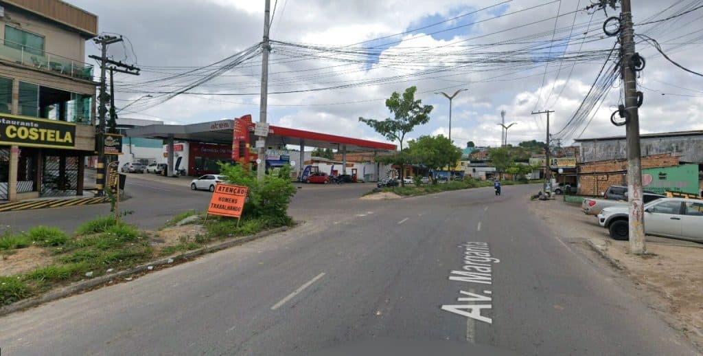 Obra na zona norte interdita parte da Avenida Margarita