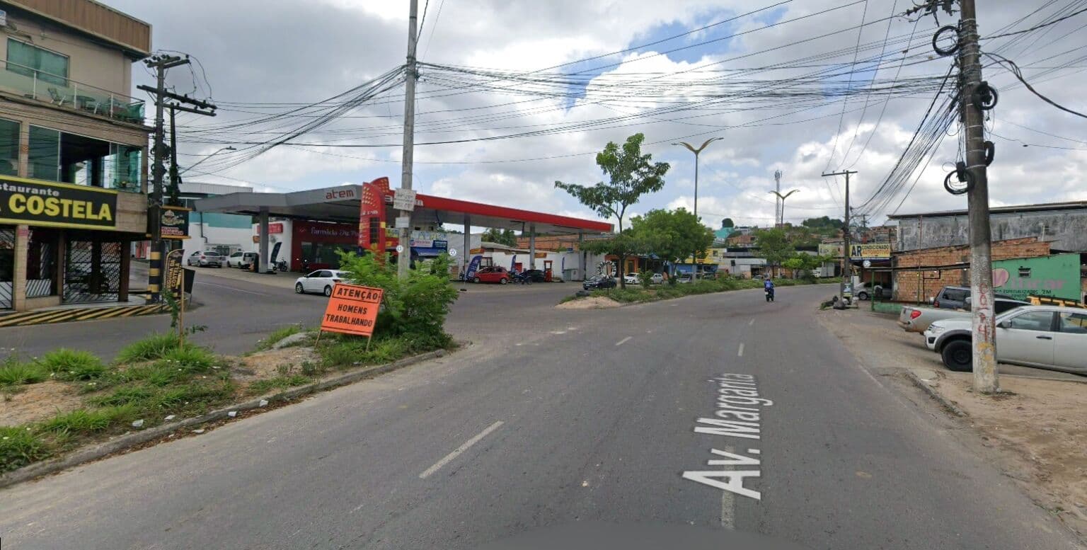 Obra na zona norte interdita parte da Avenida Margarita